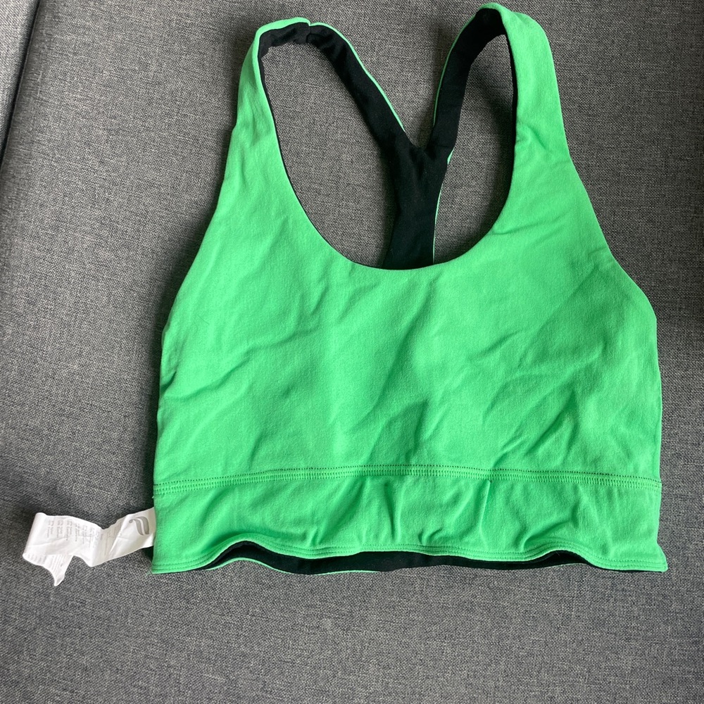 Reversible sports bra